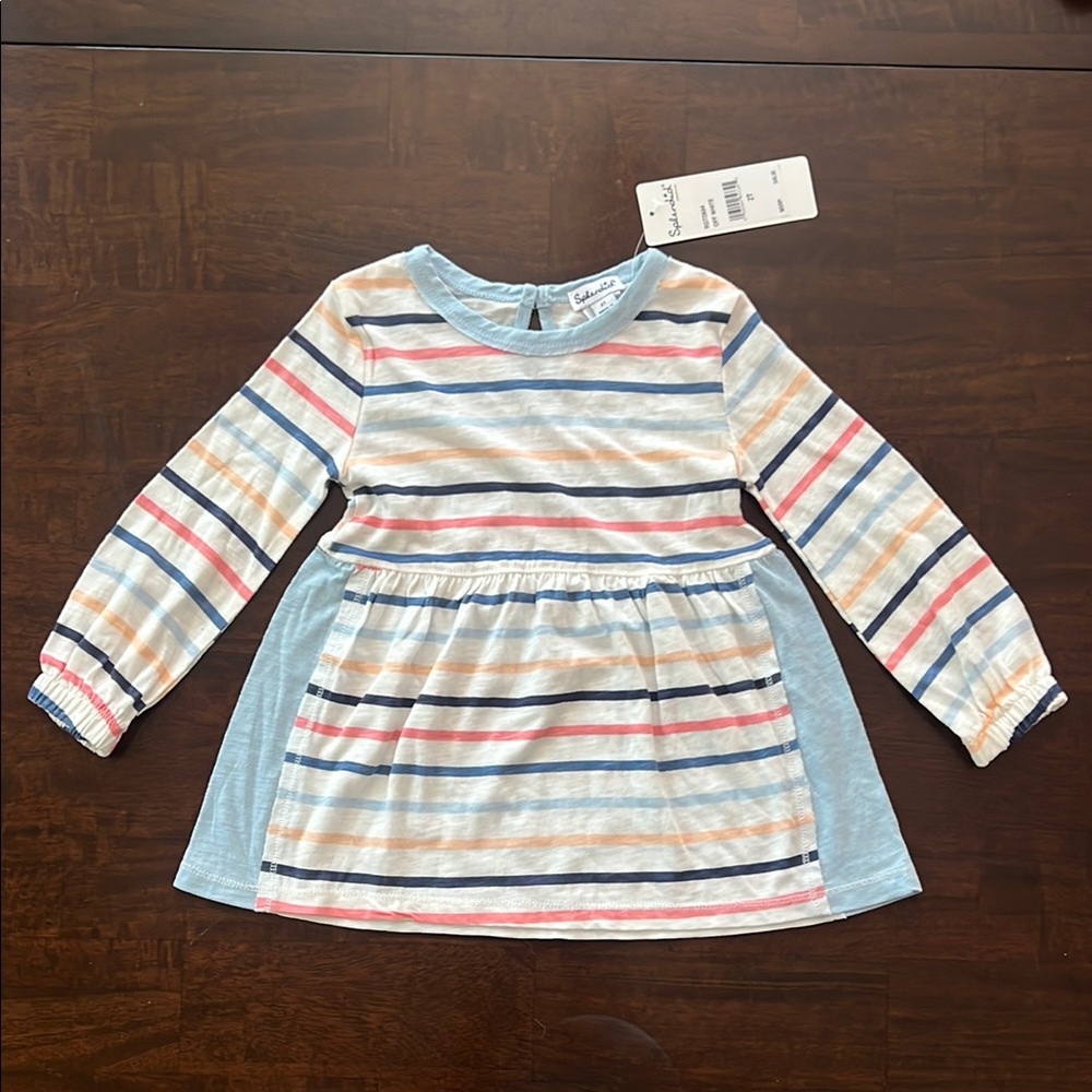 Splendid Multicolor Striped Toddler Dress